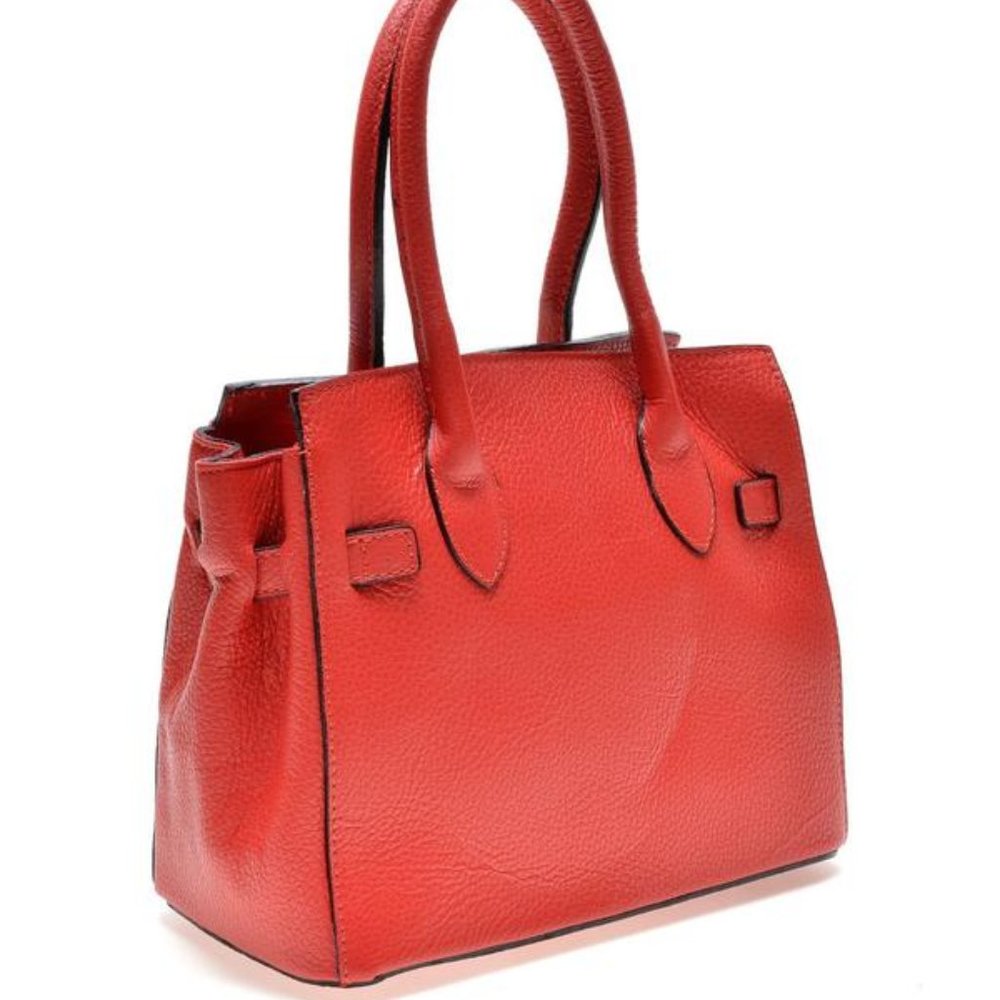SOFIA CARDONI ITALIAN LEATHER SATCHEL - Picture 3 of 5
